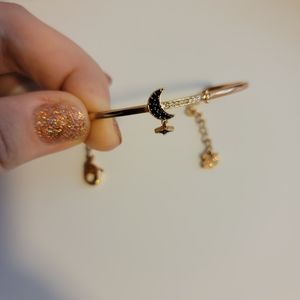 Swarovski symbolic moon bangle